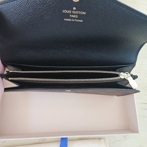 Brand New Authentic Louis Vuitton Sarah NM3 M. Reverse Wallet Mono, Brown - Picture 11 of 16
